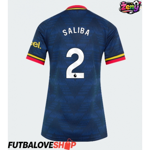 Dres Arsenal William Saliba #2 Preč pre Ženy 2026-27 Krátky Rukáv